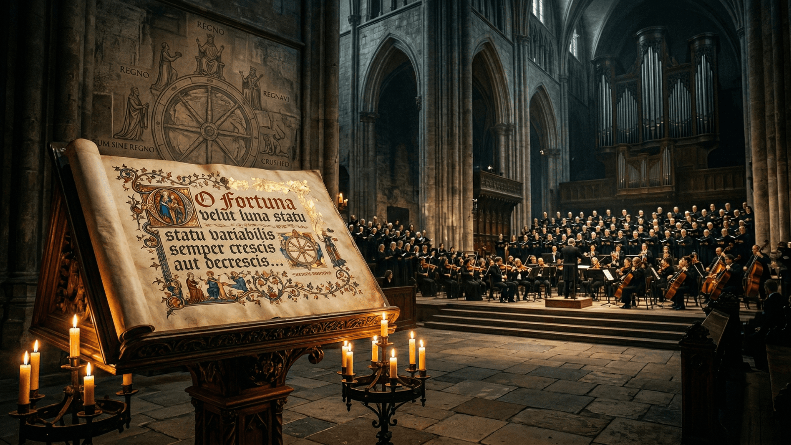 Carl Orff en de middeleeuwse teksten: wat zingt het koor eigenlijk?